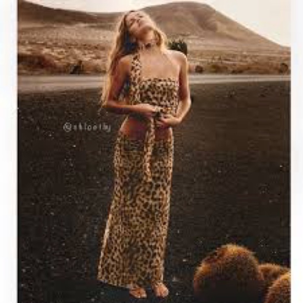 NWT Viral Zara Cheetah Set